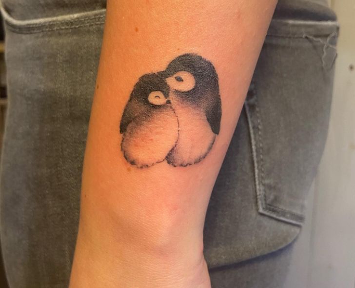 tatuaggio pinguino